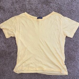 Brandy Melville Yellow Shirt